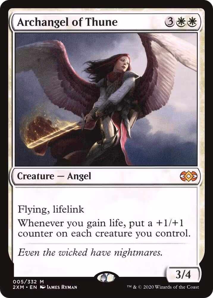Archangel of Thune (5), Double Masters — Magic card price