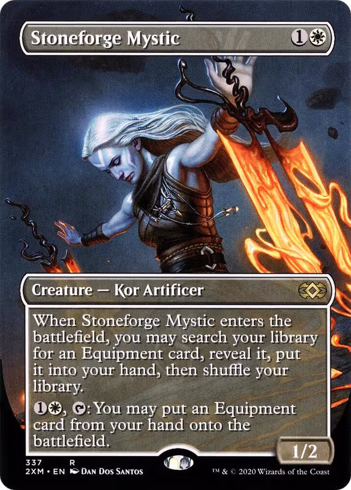 Stoneforge Mystic (Borderless) (337), Double Masters — Magic card price
