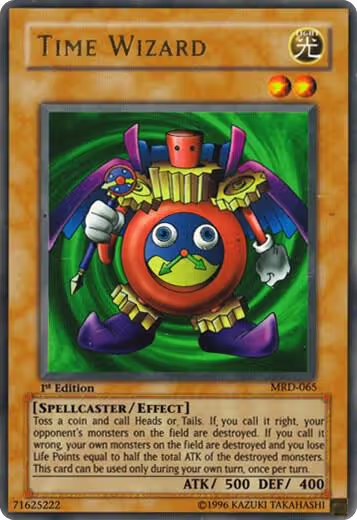 Time Wizard (MRD-065), Metal Raiders — Yu-Gi-Oh! card price