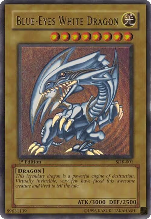 Blue-Eyes White Dragon (SDK-001), Starter Deck: Kaiba — Yu-Gi-Oh! card price
