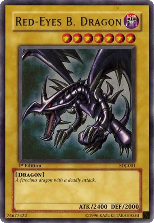 Red-Eyes B. Dragon (SDJ-001), Starter Deck: Joey — Yu-Gi-Oh! card price