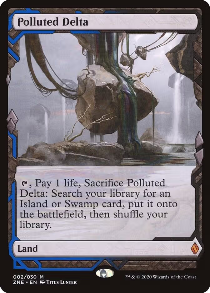 Polluted Delta (2), Zendikar Rising Expeditions — Magic card price