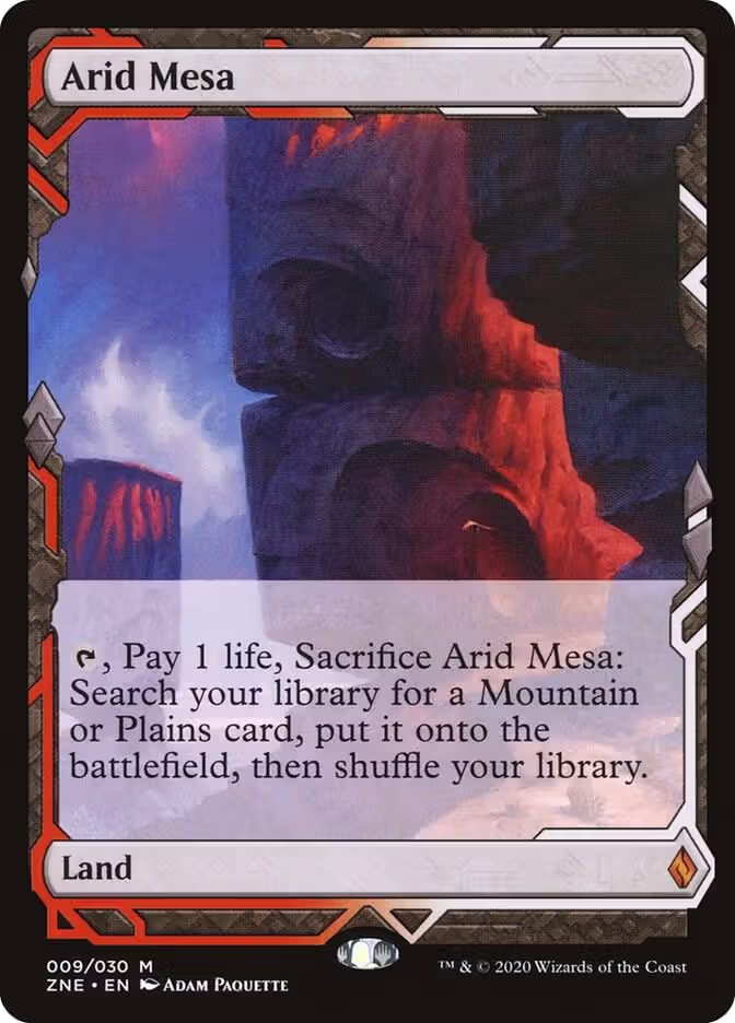 Arid Mesa (9), Zendikar Rising Expeditions — Magic card price