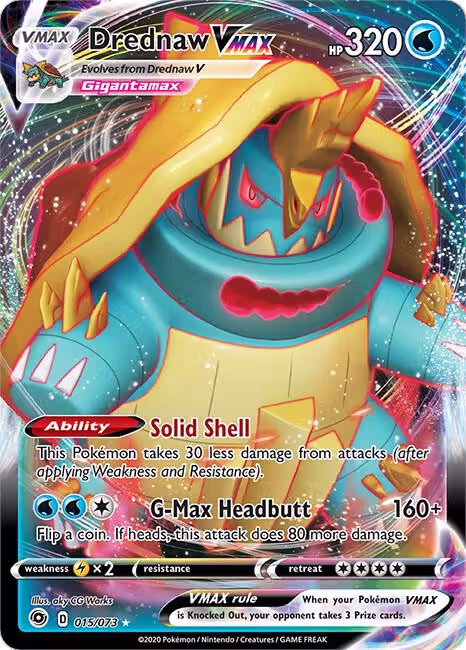 Drednaw VMAX (15/73), Champion's Path — Pokémon card price
