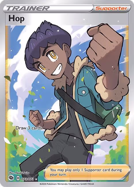 Hop (Full Art) (73/73), Champion's Path — Pokémon card price