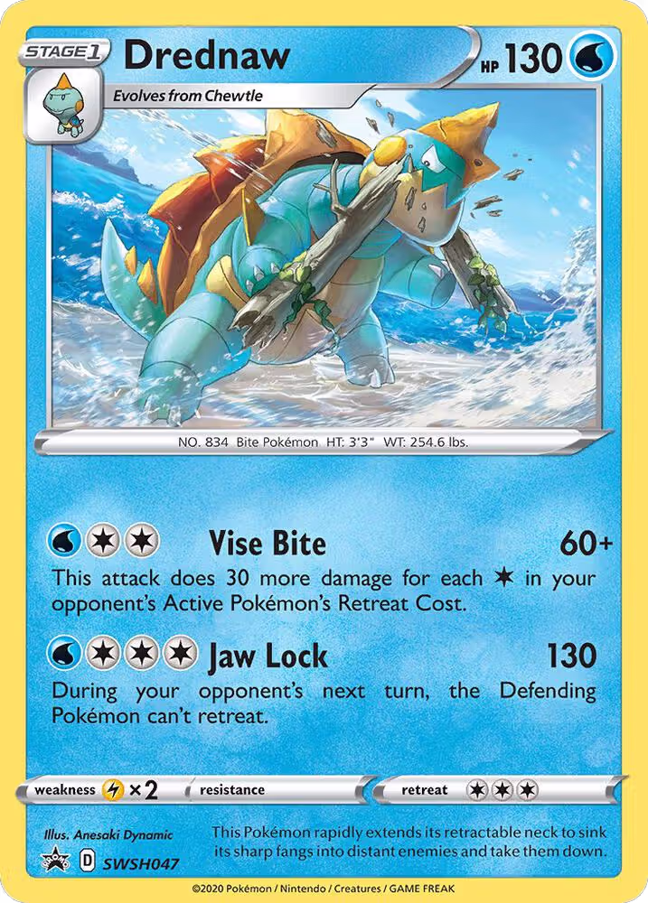 Drednaw - SWSH047 (SWSH047), Sword & Shield Promo Cards — Pokémon card price
