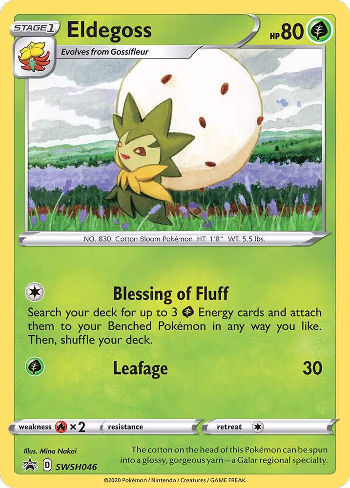 Eldegoss - SWSH046 (SWSH046), Sword & Shield Promo Cards — Pokémon card price