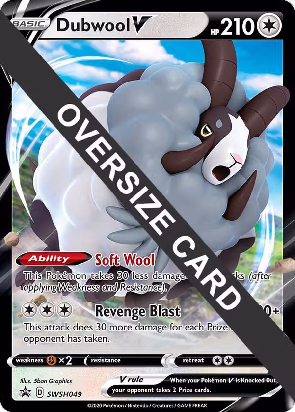 Dubwool V - SWSH049 (SWSH049), Jumbo Cards — Pokémon card price