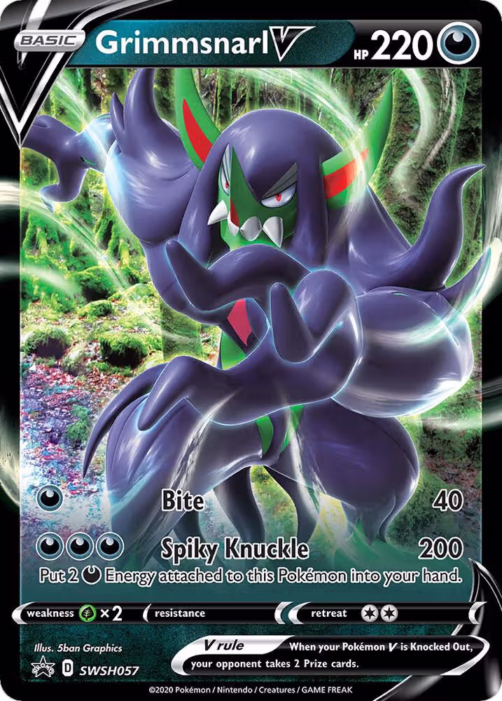 Grimmsnarl V - SWSH057 (SWSH057), Sword & Shield Promo Cards — Pokémon card price