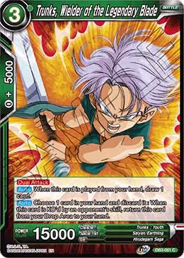 Trunks, Wielder of the Legendary Blade (DB3-061), Draft Box 06 - Giant Force — DB Super card price