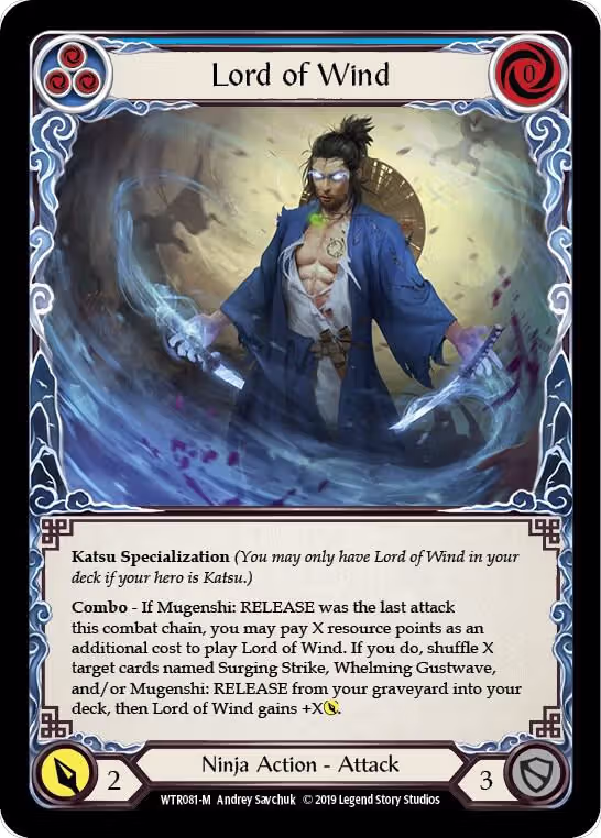 Lord of Wind (WTR081), Welcome to Rathe — Flesh & Blood card price
