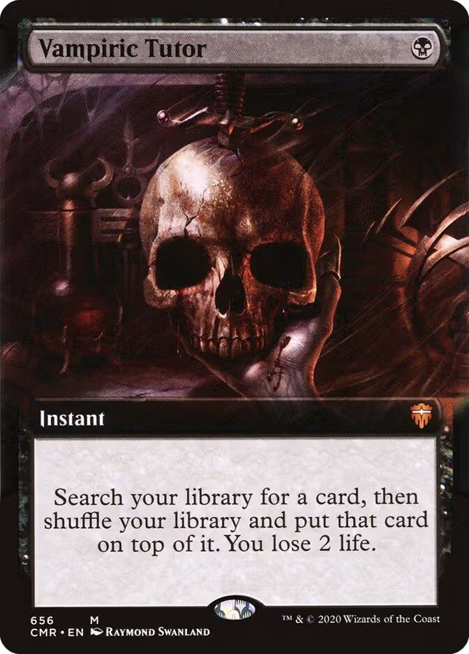 Vampiric Tutor (Extended Art) (656), Commander Legends — Magic card price