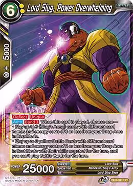 Lord Slug, Power Overwhelming (DB3-091), Draft Box 06 - Giant Force — DB Super card price