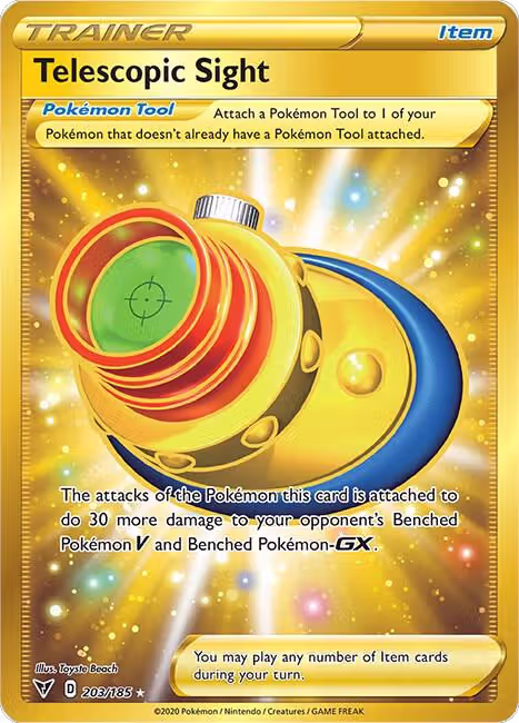 Telescopic Sight (Secret) (203/185), Vivid Voltage — Pokémon card price