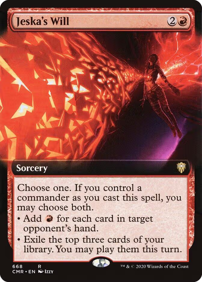 Jeska's Will (Extended Art) (668), Commander Legends — Magic card price