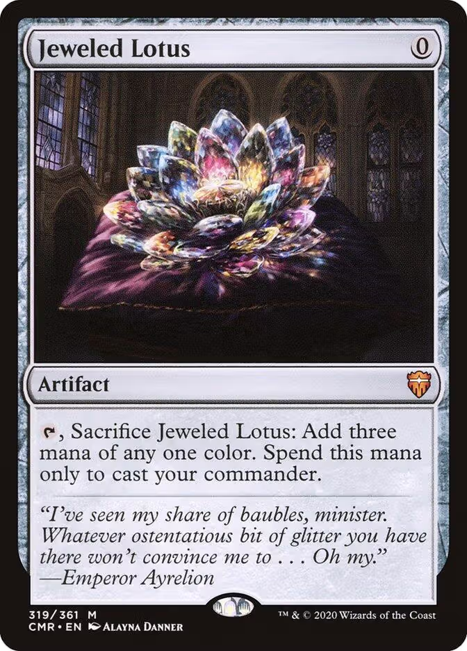 Jeweled Lotus (319), Commander Legends — Magic card price