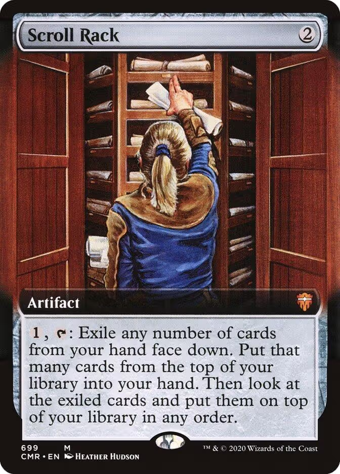 Scroll Rack (Extended Art) (699), Commander Legends — Magic card price