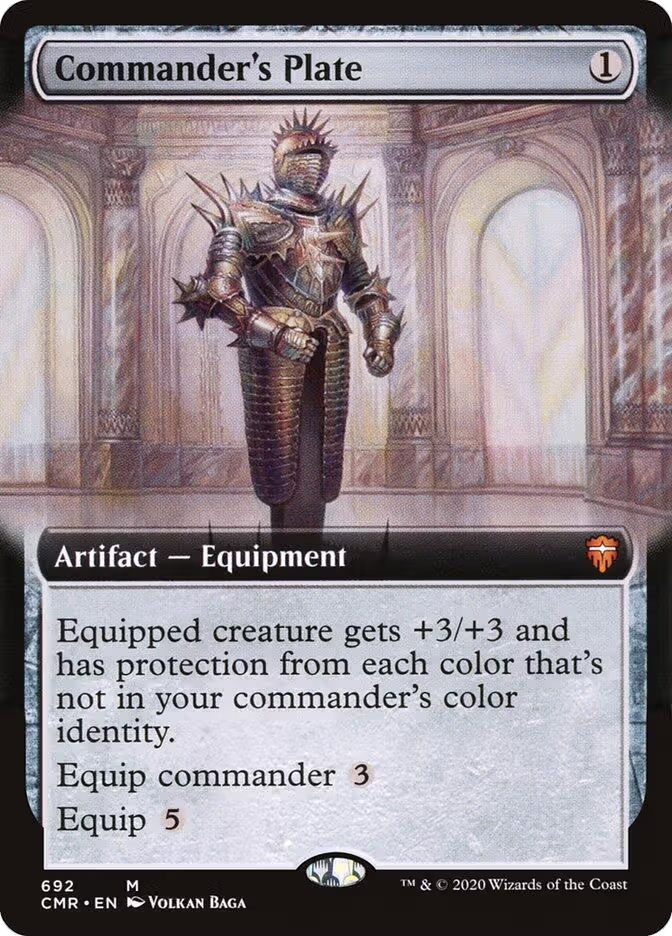Commander's Plate (Extended Art) (692), Commander Legends — Magic card price