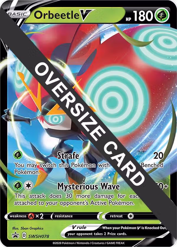 Orbeetle V - SWSH078 (SWSH078), Jumbo Cards — Pokémon card price