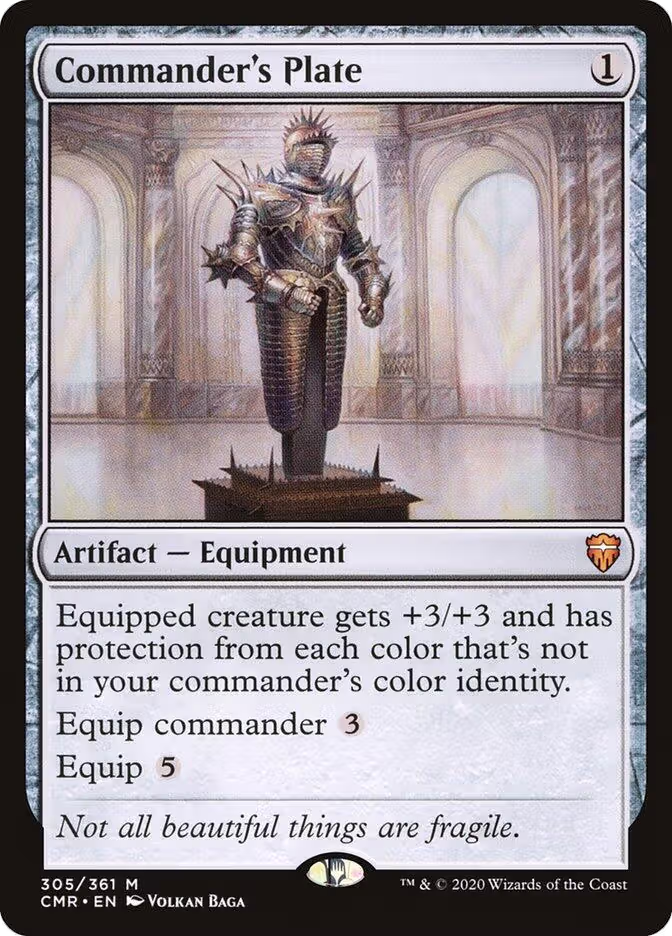 Commander's Plate (305), Commander Legends — Magic card price
