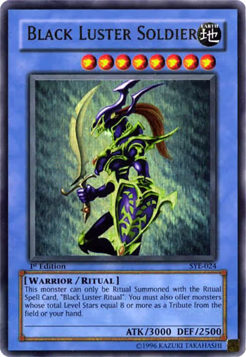 Black Luster Soldier (SYE-024), Starter Deck: Yugi Evolution — Yu-Gi-Oh! card price