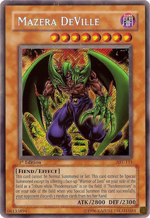 Mazera DeVille (AST-111), Ancient Sanctuary — Yu-Gi-Oh! card price