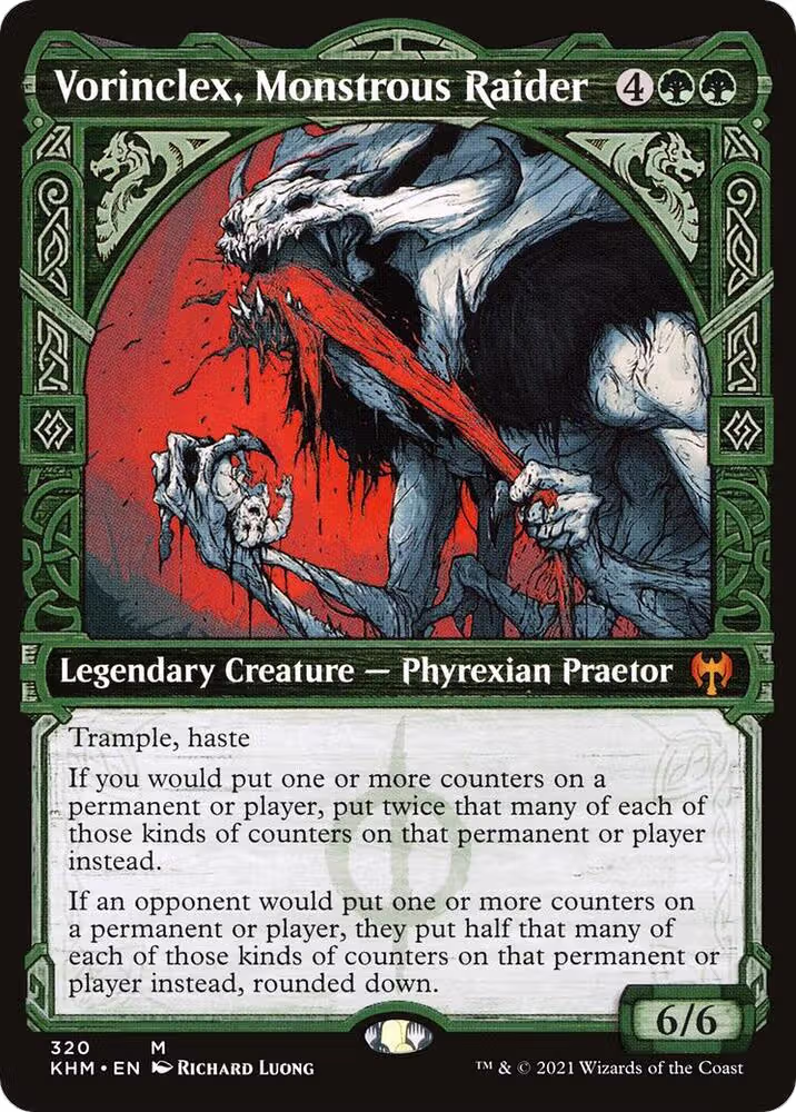 Vorinclex, Monstrous Raider (Showcase) (320), Kaldheim — Magic card price