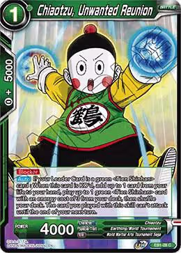 Chiaotzu, Unwanted Reunion (EB1-28), Battle Evolution Booster — DB Super card price