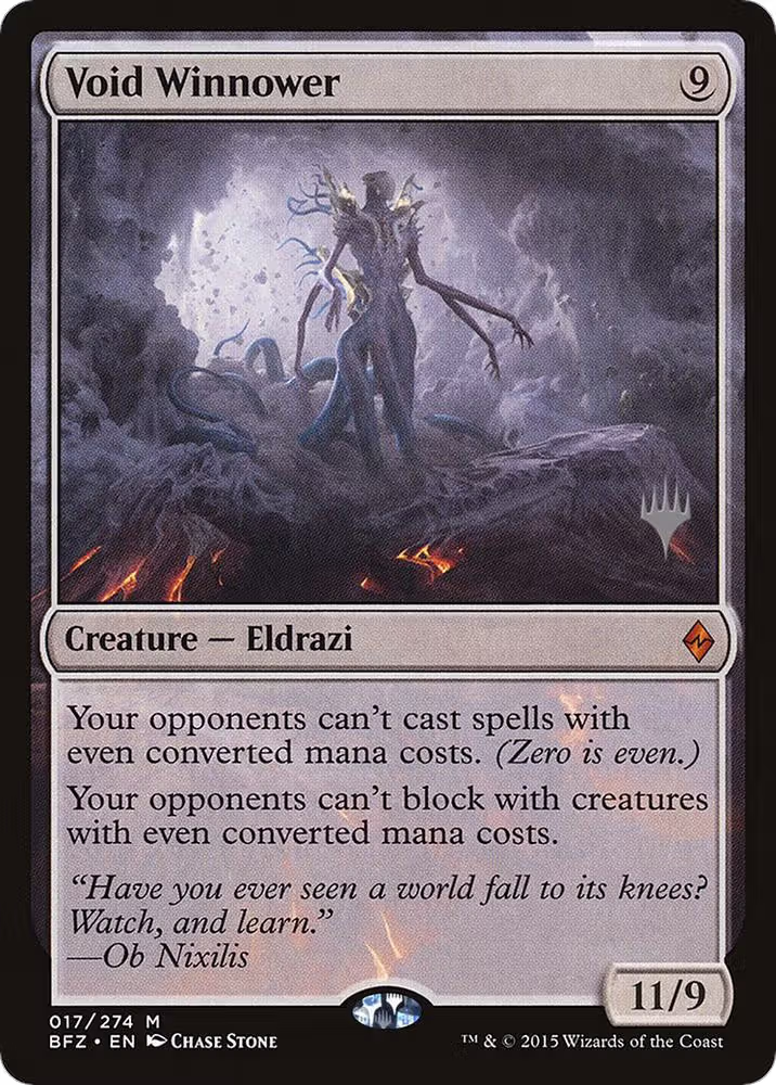 Void Winnower (17), Promo Pack: Kaldheim — Magic card price