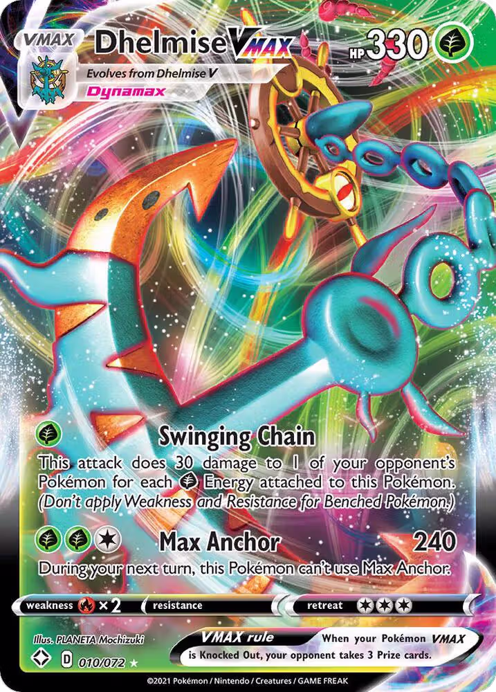 Dhelmise VMAX (010/072), Shining Fates — Pokémon card price
