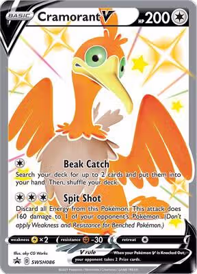 Cramorant V - SWSH086 (SWSH086), Sword & Shield Promo Cards — Pokémon card price