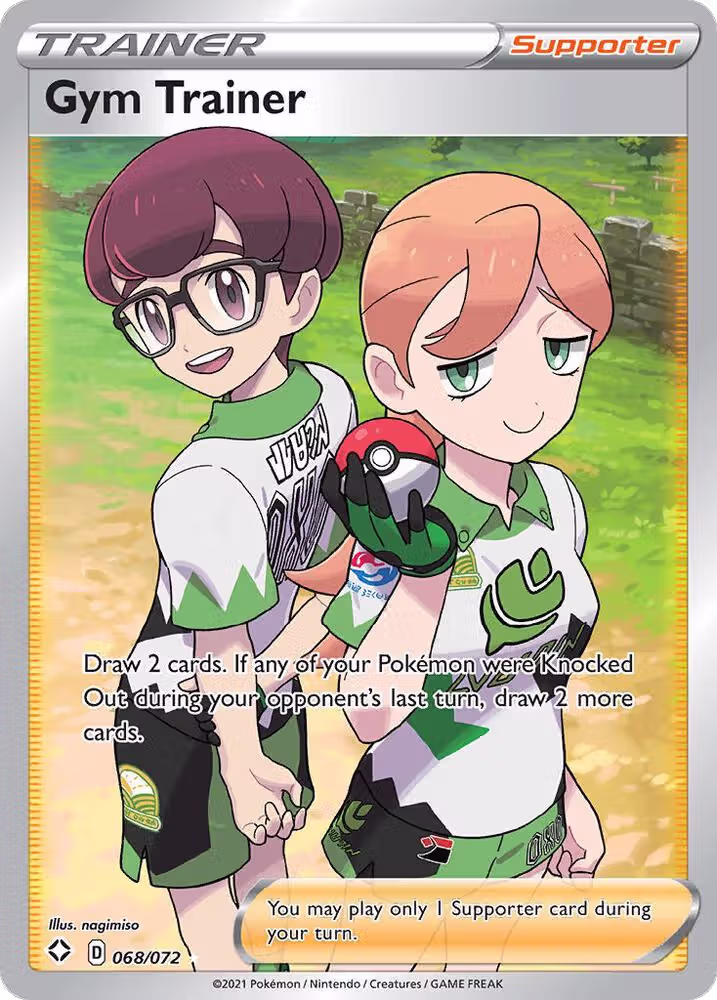 Gym Trainer (Full Art) (068/072), Shining Fates — Pokémon card price