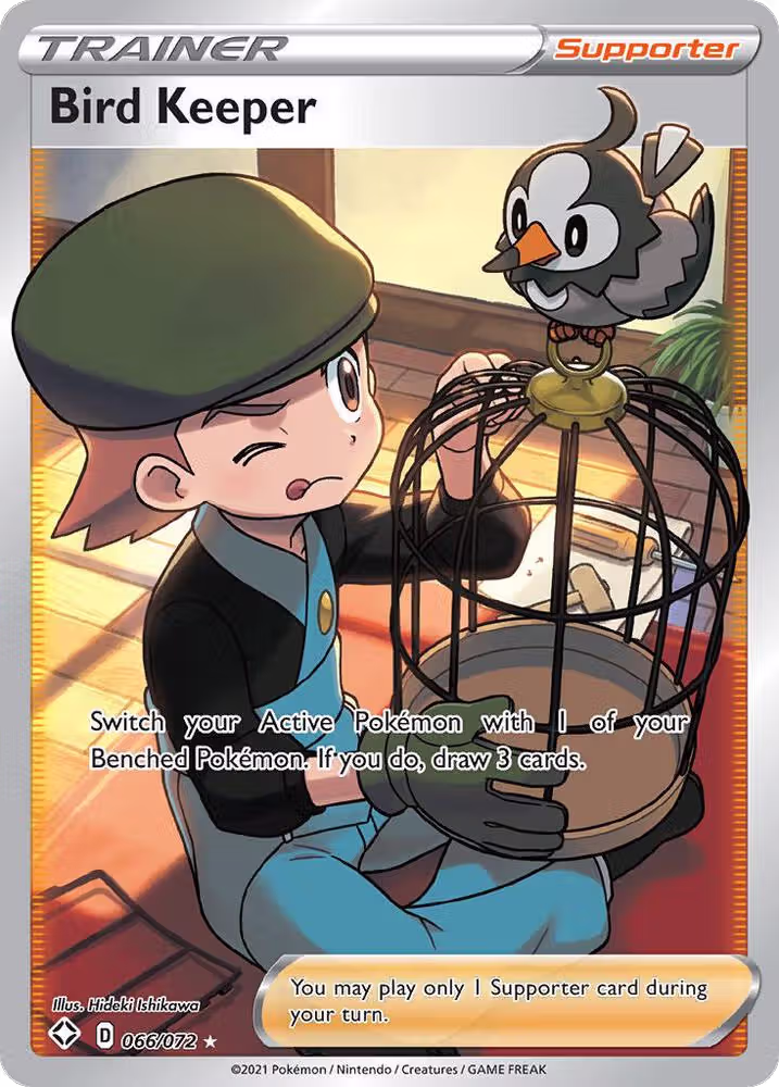 Bird Keeper (Full Art) (066/072), Shining Fates — Pokémon card price