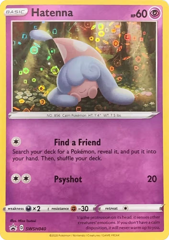 Hatenna - SWSH040 (General Mills Promo) (SWSH040), Miscellaneous Cards & Products — Pokémon card price