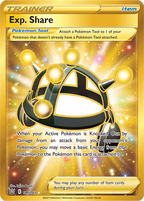 Exp. Share (Secret) (180/163), Battle Styles — Pokémon card price