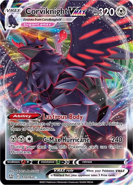 Corviknight VMAX (110/163), Battle Styles — Pokémon card price