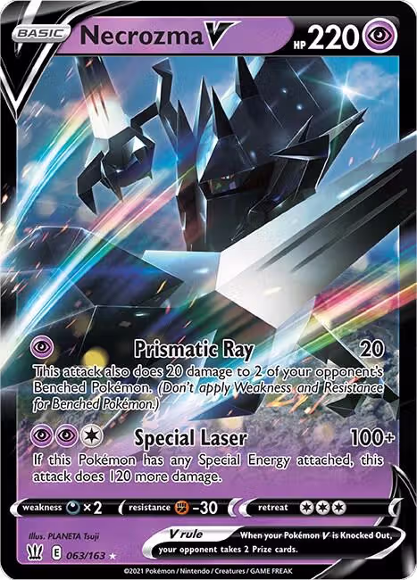 Necrozma V (063/163), Battle Styles — Pokémon card price