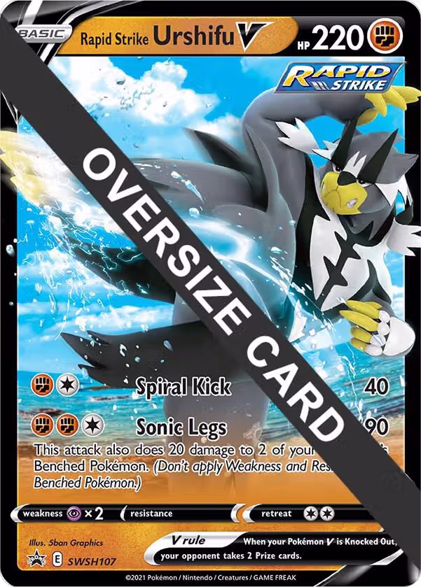 Rapid Strike Urshifu V - SWSH107 (SWSH107), Jumbo Cards — Pokémon card price