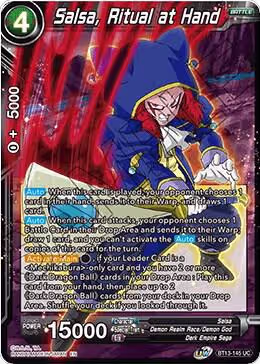 Salsa, Ritual at Hand (BT13-145), Supreme Rivalry — DB Super card price