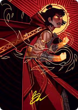 Infuriate Art Card (Gold-Stamped Signature) (75), Art Series: Strixhaven — Magic card price