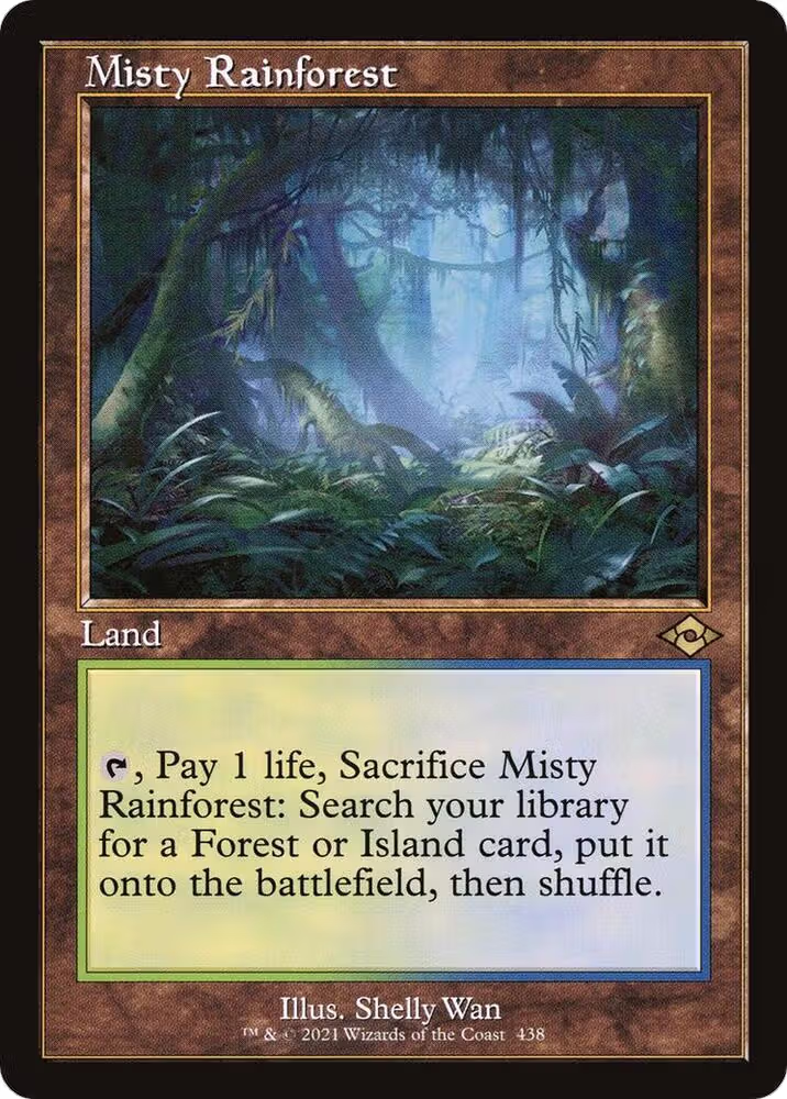 Misty Rainforest (Retro Frame) (438), Modern Horizons 2 — Magic card price