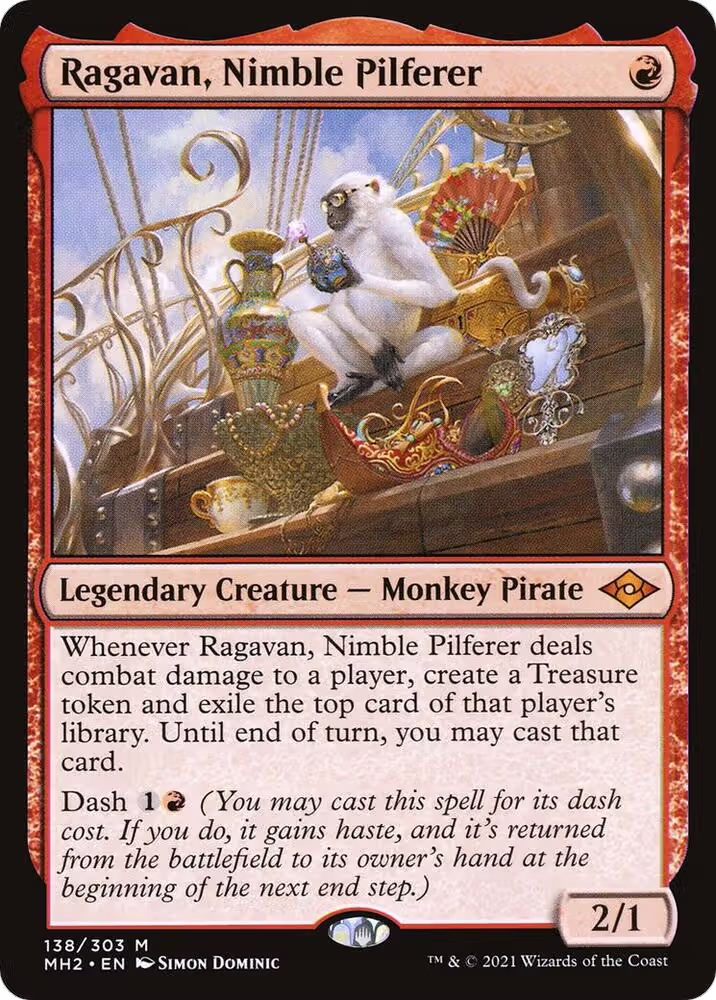 Ragavan, Nimble Pilferer (138), Modern Horizons 2 — Magic card price