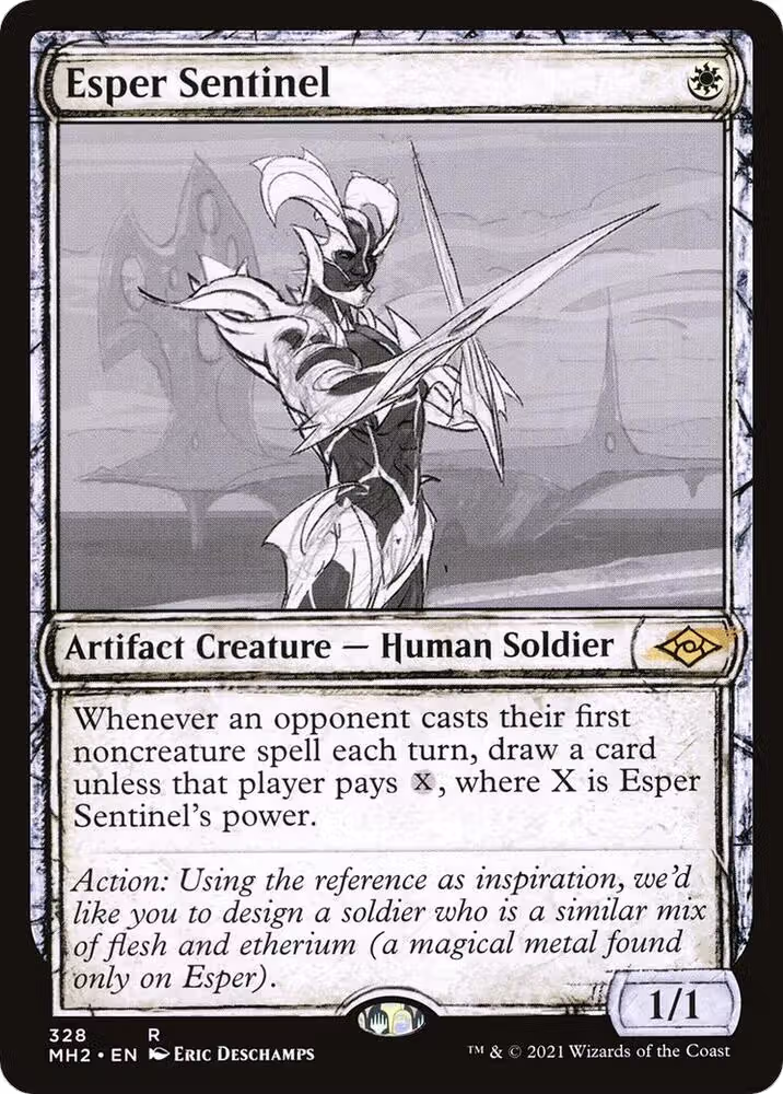Esper Sentinel (Showcase) (328), Modern Horizons 2 — Magic card price