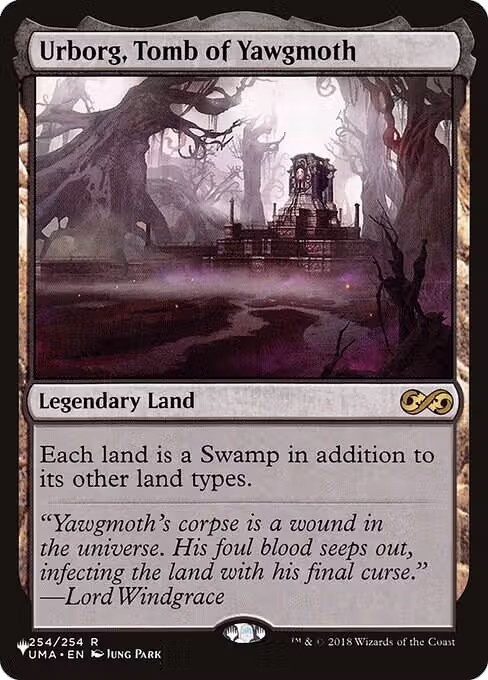 Urborg, Tomb of Yawgmoth (254/254), The List Reprints — Magic card price