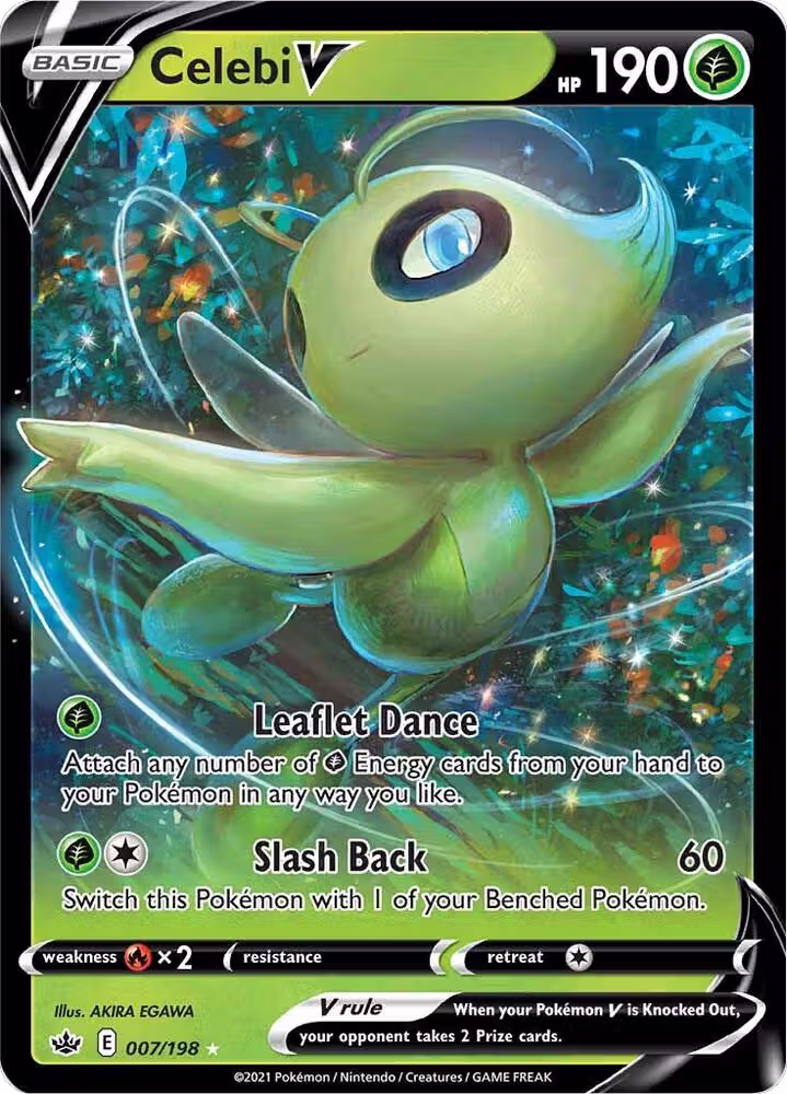 Celebi V (007/198), Chilling Reign — Pokémon card price