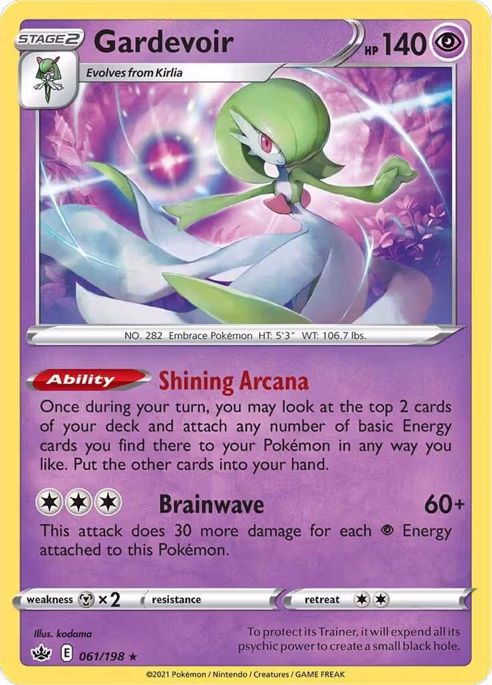 Gardevoir (061/198), Chilling Reign — Pokémon card price