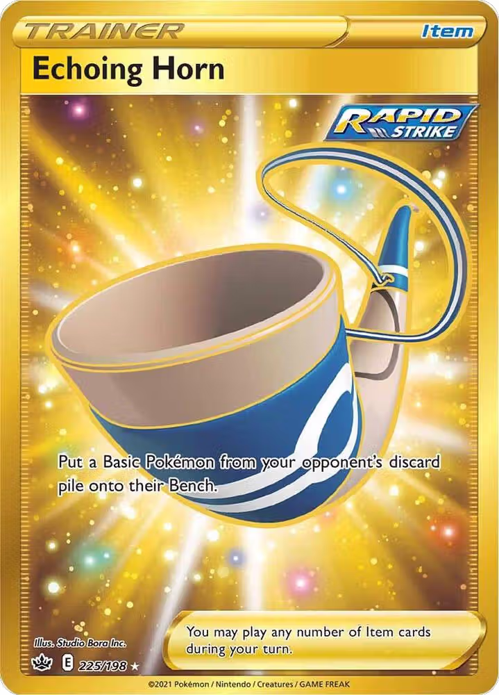 Echoing Horn (Secret) (225/198), Chilling Reign — Pokémon card price