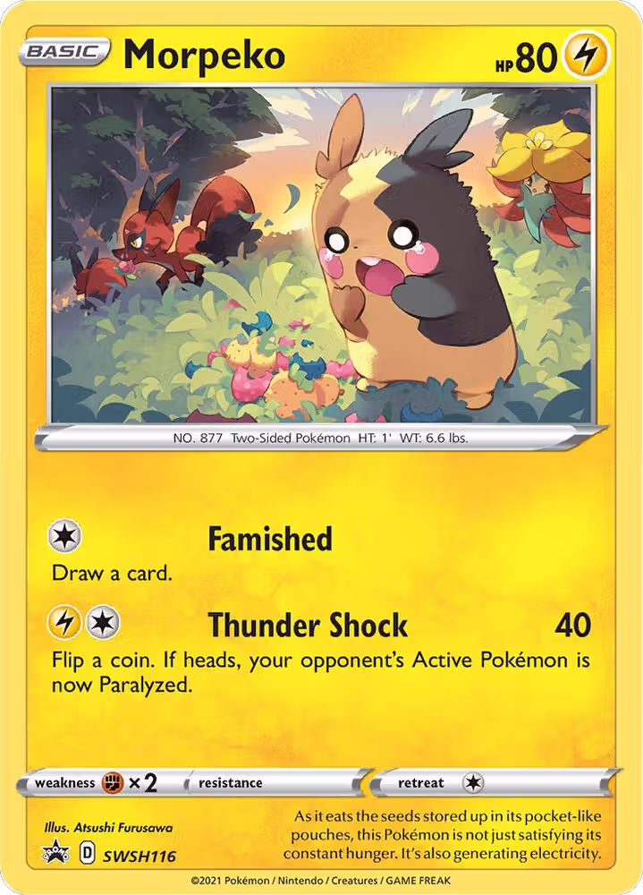 Morpeko - SWSH116 (SWSH116), Sword & Shield Promo Cards — Pokémon card price