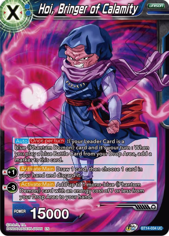 Hoi, Bringer of Calamity (BT14-034), Cross Spirits — DB Super card price