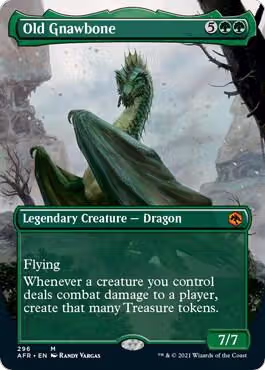 Old Gnawbone (Borderless) (296), Adventures in the Forgotten Realms — Magic card price